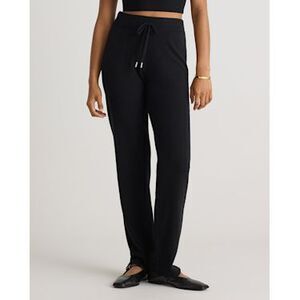 Quince Mongolian Cashmere Straight Leg Pants Black L